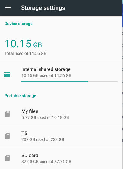 ChromeOS storage access