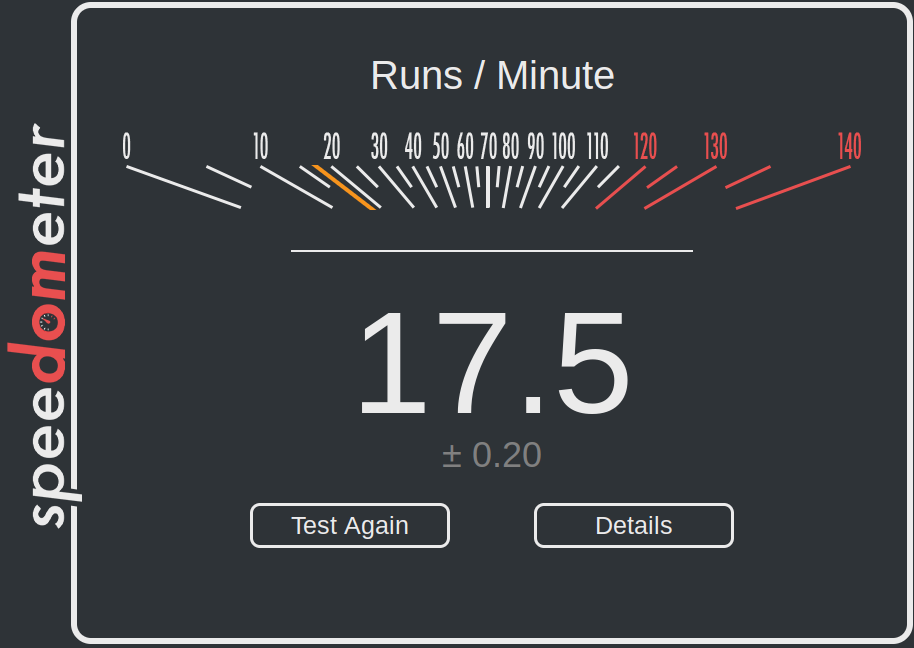 Speedometer benchmark on ChromeOS