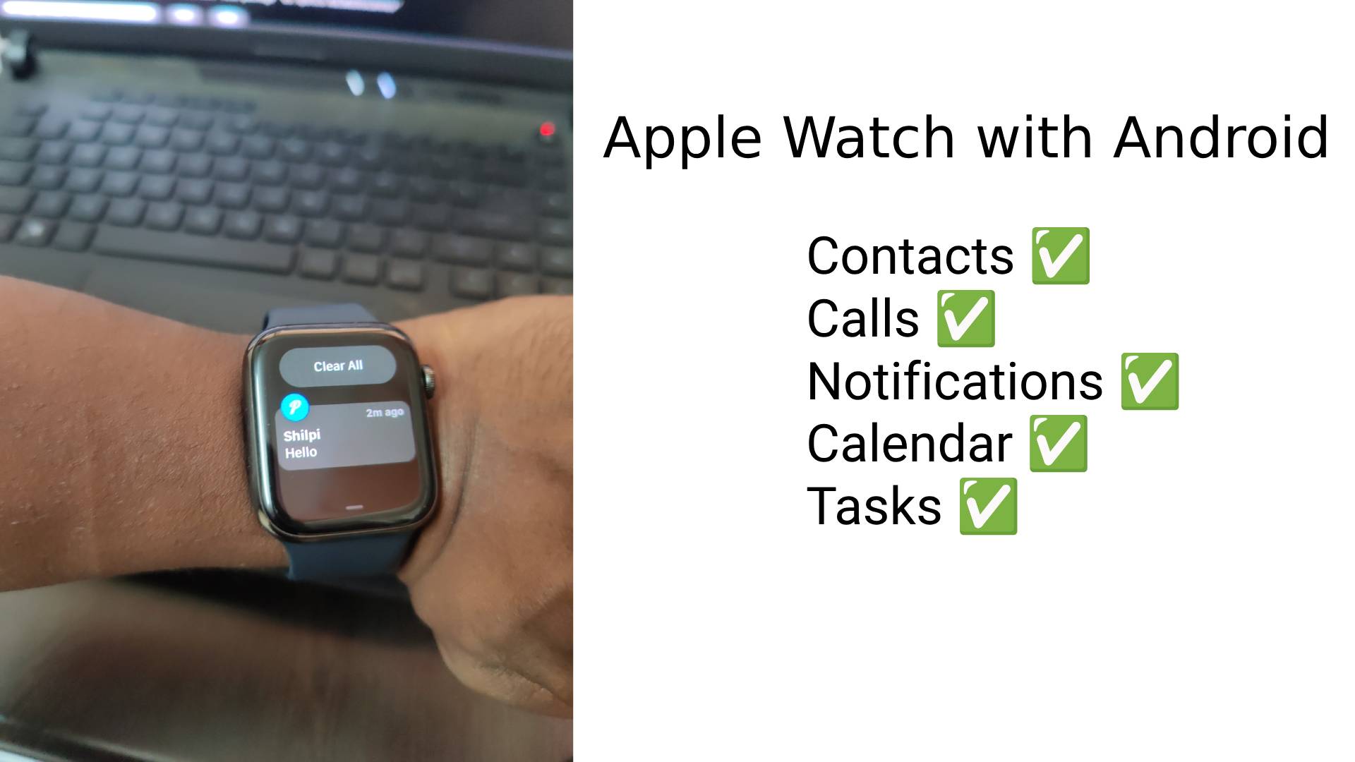 Apple Watch with Android