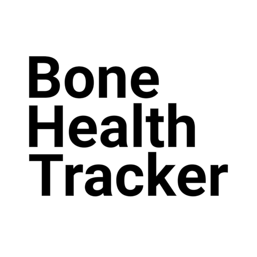 White square image reading Bone Health Tracker