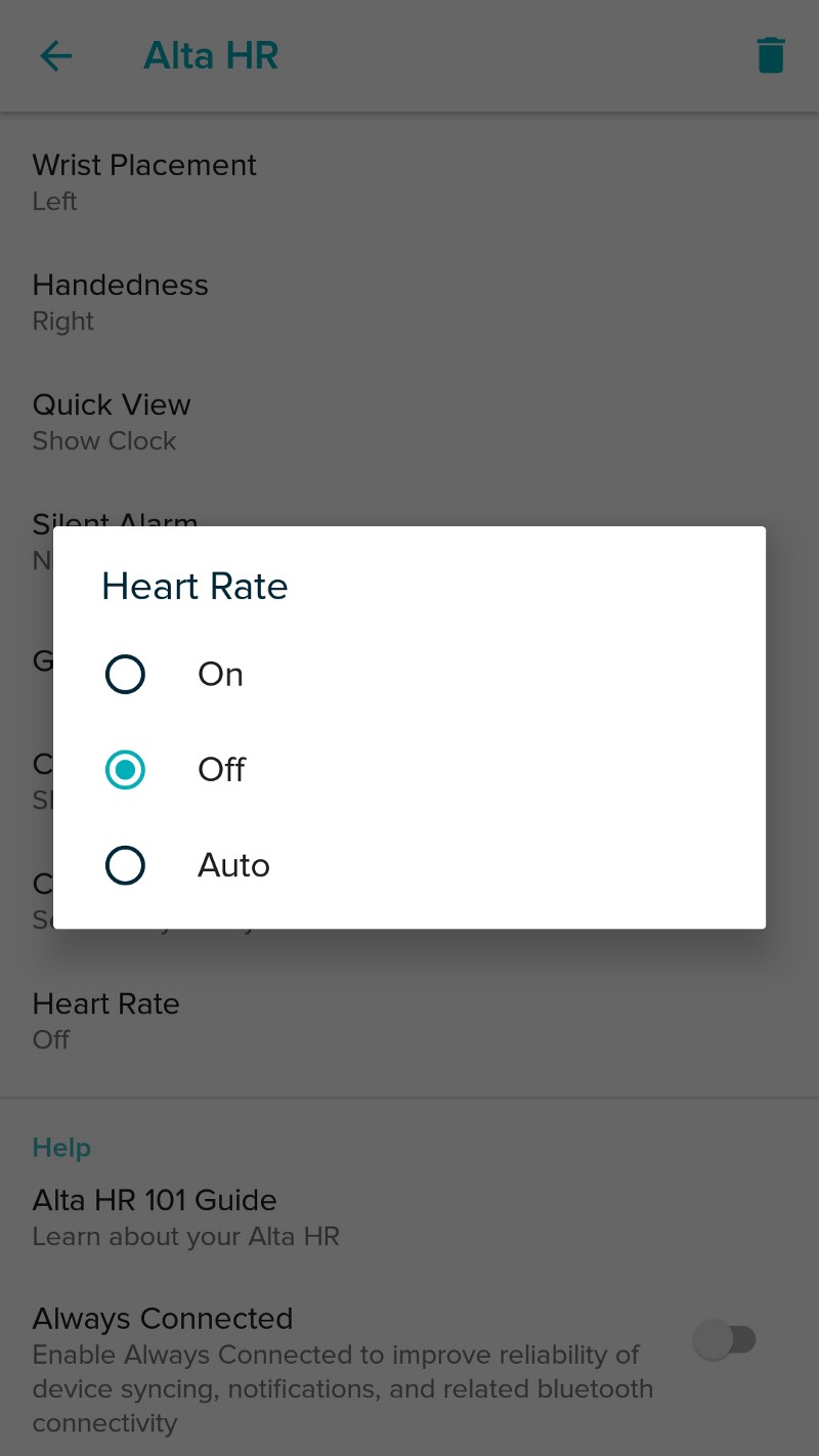 Alta HR options