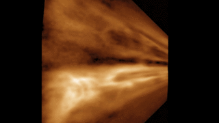 Computer-processed data of the solar wind